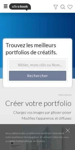 Vorschau der Website Ultra Book, Medium aus Frankreich für gesponserte Artikel