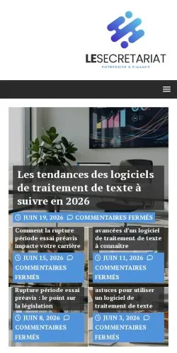 Anteprima del sito Le Secrétariat, media di Francia per articoli sponsorizzati