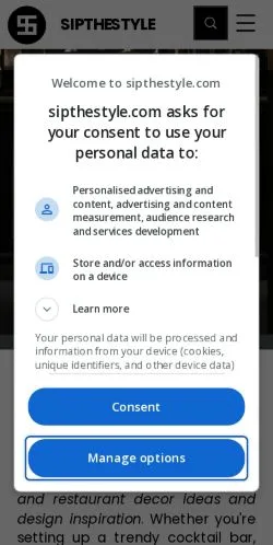 Aperçu du site Sip The Style, média de États-Unis pour articles sponsorisés