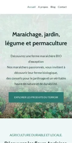 Anteprima del sito Les Fleurs Anglaises, media di Francia per articoli sponsorizzati