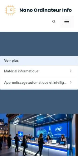スポンサード記事向けのフランスメディア、Tech Informatique IAのサイトプレビュー