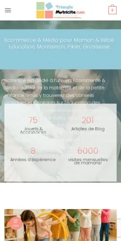 Anteprima del sito Pikler Montessori, media di Francia per articoli sponsorizzati