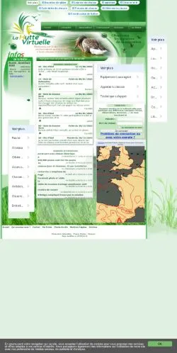 Vorschau der Website Hutte Virtuelle, Medium aus Frankreich für gesponserte Artikel