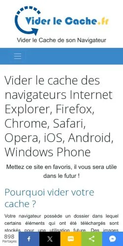 Forhåndsvisning af Vider Le Cache, medie fra Frankrig til sponsorerede artikler