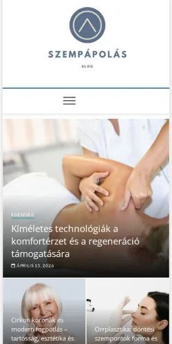 Podgląd witryny Szemapolas, medium z kraju Węgry do artykułów sponsorowanych