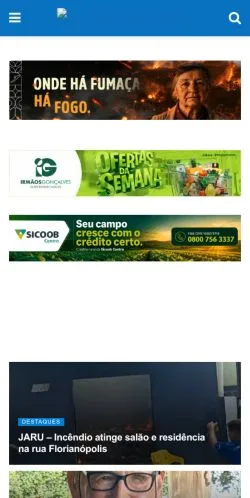 Anteprima del sito A Notícia Mais, media di Brasile per articoli sponsorizzati