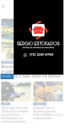 スポンサード記事向けのブラジルメディア、VIA 41のサイトプレビュー