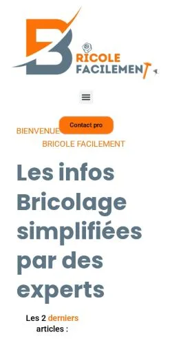Anteprima del sito Bricole Facilement, media di Francia per articoli sponsorizzati