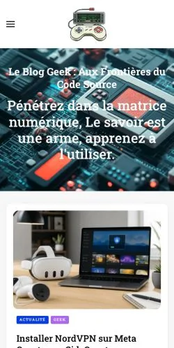 Anteprima del sito Astuce2Geek, media di Francia per articoli sponsorizzati