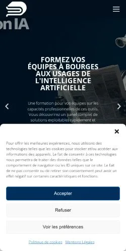 Sponsorlu makaleler için Fransa medyası DeepDive Intelligence Artificielle sitesinin önizlemesi