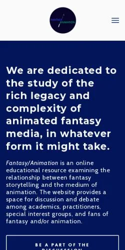 スポンサード記事向けのアメリカ合衆国メディア、Fantasy/Animationのサイトプレビュー