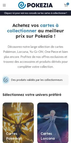 Anteprima del sito Pokezia, media di Francia per articoli sponsorizzati