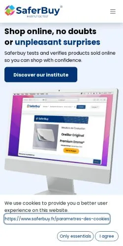 Anteprima del sito Saferbuy, media di Francia per articoli sponsorizzati