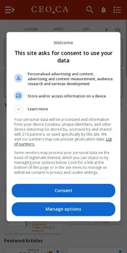 Aperçu du site CEO, média de Canada pour articles sponsorisés