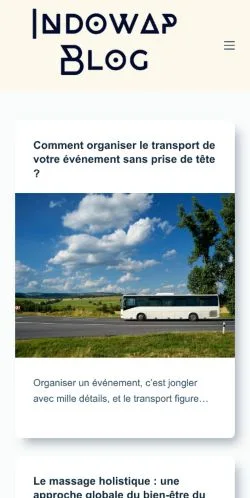Anteprima del sito Indowapblog -, media di Francia per articoli sponsorizzati