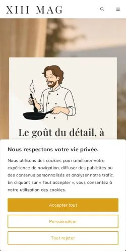 Anteprima del sito 13.20, media di Francia per articoli sponsorizzati