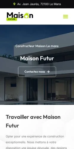 스폰서 기사용 프랑스 매체 Maison Futur 사이트 미리보기