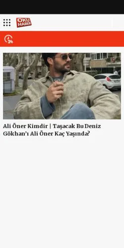 Anteprima del sito OKU Haber Dergi, media di Turchia per articoli sponsorizzati