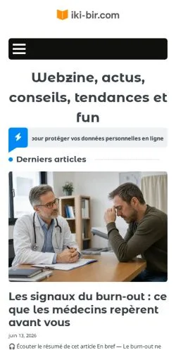 Anteprima del sito Iki-Bir, media di Francia per articoli sponsorizzati
