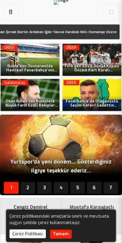 스폰서 기사용 튀르키예 매체 YURTSPOR 사이트 미리보기