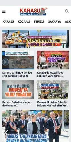 Podgląd witryny Karasu Haberleri, medium z kraju Turcja do artykułów sponsorowanych