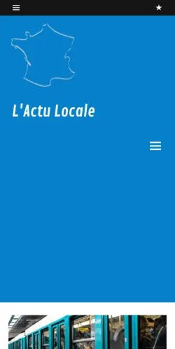 Anteprima del sito L'Actu Locale, media di Francia per articoli sponsorizzati
