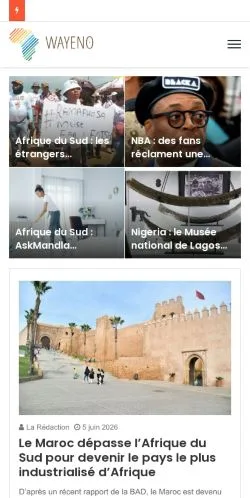 Anteprima del sito L'actualité est sur Wayeno.net !, media di Francia per articoli sponsorizzati