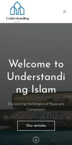 Anteprima del sito Understanding Islam, referenziato per la pubblicazione di articoli sponsorizzati