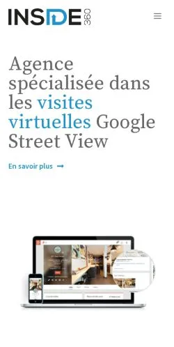 Vista previa del sitio Inside360, referenciado para publicar artículos patrocinados