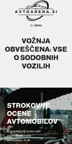 Vorschau der Website AvtoArena, gelistet für die Veröffentlichung gesponserter Artikel