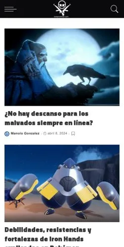 Vista previa del sitio JuegoCentrar, referenciado para publicar artículos patrocinados