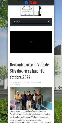 Anteprima del sito Mosquée de Hautepierre, referenziato per la pubblicazione di articoli sponsorizzati