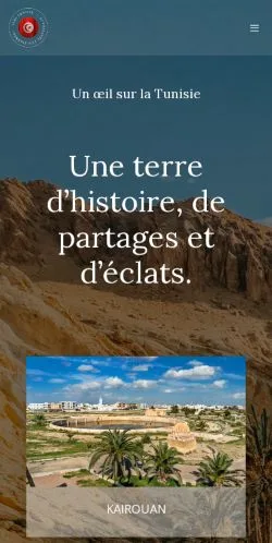 Vorschau der Website 1001 Tunisie, gelistet für die Veröffentlichung gesponserter Artikel