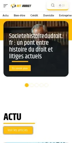 スポンサード記事の掲載先として登録されたNet Addictのサイトプレビュー