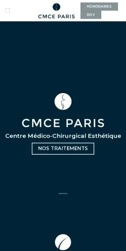 Anteprima del sito CMCE Paris, referenziato per la pubblicazione di articoli sponsorizzati