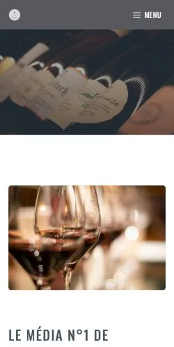 스폰서 기사 게재 매체로 등록된 Uvinum 사이트 미리보기