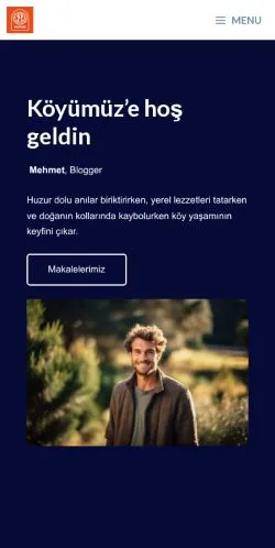Forhåndsvisning af Köyümüz, opført til udgivelse af sponsorerede artikler