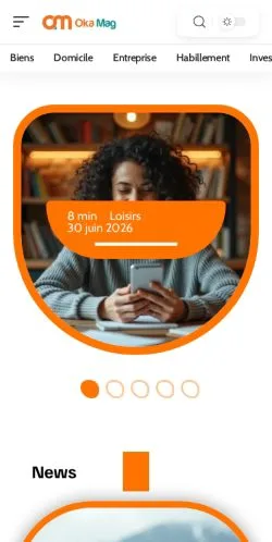 Podgląd witryny Oka Mag, ujętej jako miejsce publikacji artykułów sponsorowanych