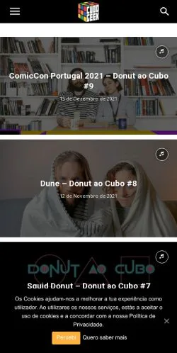 Forhåndsvisning af CUBO GEEK, opført til udgivelse af sponsorerede artikler