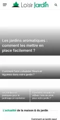Anteprima del sito Loisir-Jardin, referenziato per la pubblicazione di articoli sponsorizzati