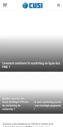 Vorschau der Website CUSI, gelistet für die Veröffentlichung gesponserter Artikel