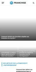 Anteprima del sito EFranchise, referenziato per la pubblicazione di articoli sponsorizzati