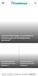 Vorschau der Website iFreelance Actualités & Conseils, gelistet für die Veröffentlichung gesponserter Artikel