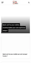 Anteprima del sito JeuxVideoMobiles, referenziato per la pubblicazione di articoli sponsorizzati
