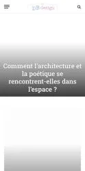Aperçu du site Le Blog Design, référencé pour publier un article sponsorisé