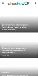 Anteprima del sito CineShow, referenziato per la pubblicazione di articoli sponsorizzati