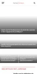 Anteprima del sito Services Juridiques, referenziato per la pubblicazione di articoli sponsorizzati
