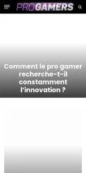 Anteprima del sito Pro Gamers, referenziato per la pubblicazione di articoli sponsorizzati