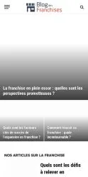 Aperçu du site Blog Des Franchises, référencé pour publier un article sponsorisé
