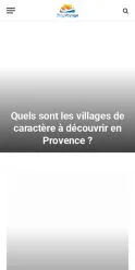 Vorschau der Website France Escape, gelistet für die Veröffentlichung gesponserter Artikel